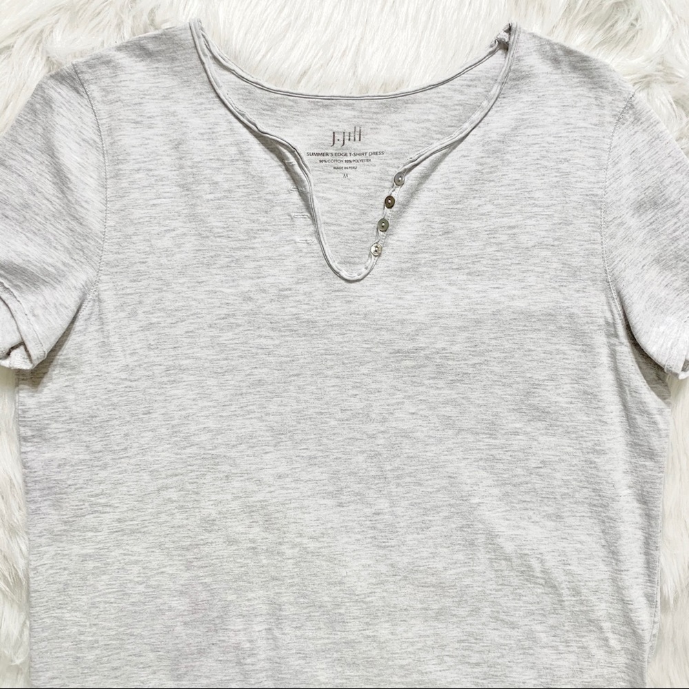 SOLD-J. Jill Heather Short Sleeve T-shirt Dress - Picture 5 of 8